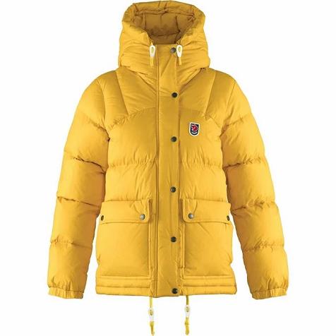 Fjallraven Expedition Down Jacket Yellow Singapore For Women (SG-634080)